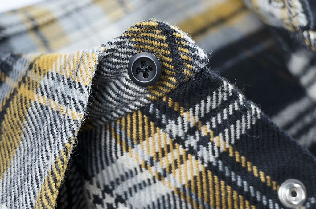 Iron Heart Ultra-Heavy Flannel - Crazy Check Yellow - Image 7